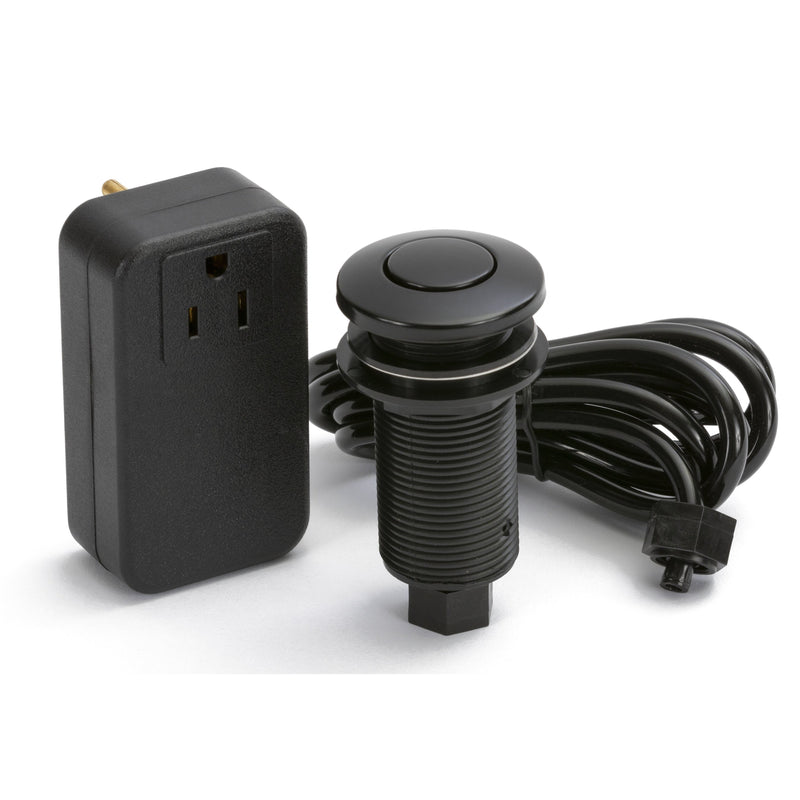 Copy of Push Button Garbage Disposal Air Switch and Controller, Black