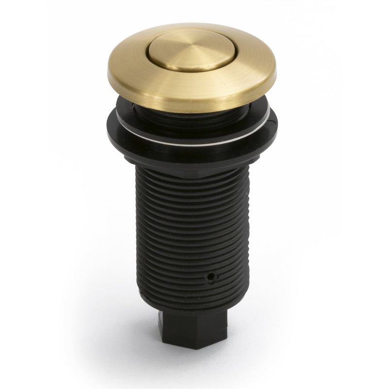 Push Button Garbage Disposal Air Switch, Brass