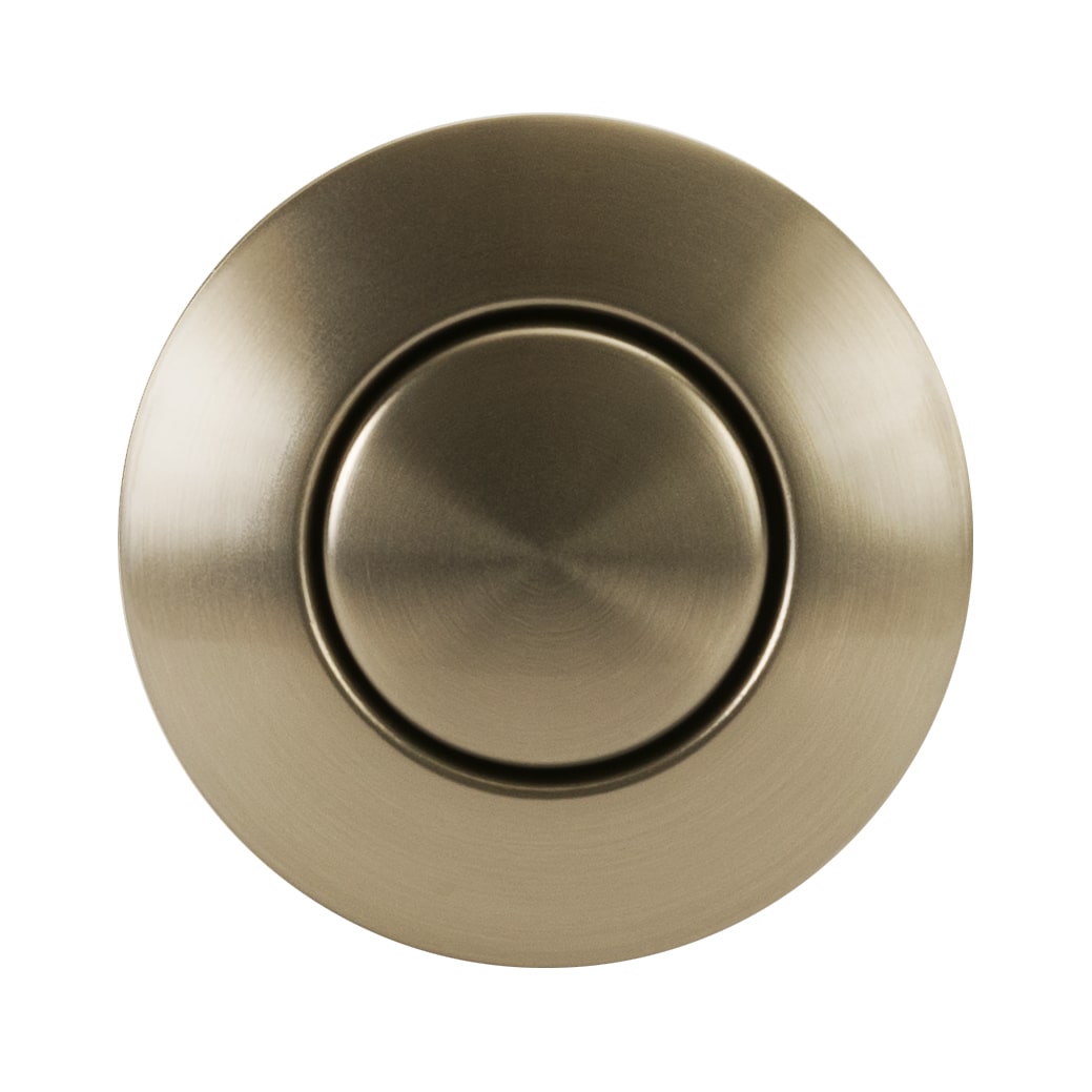 Power Button Kitchen Push Button Garbage Disposal Air Switch & Controller, Champagne Bronze ...