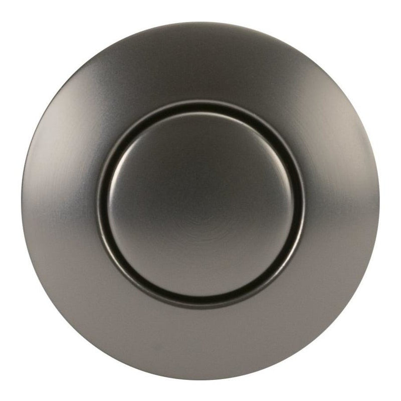 Push Button Garbage Disposal Air Switch, Graphite, Top