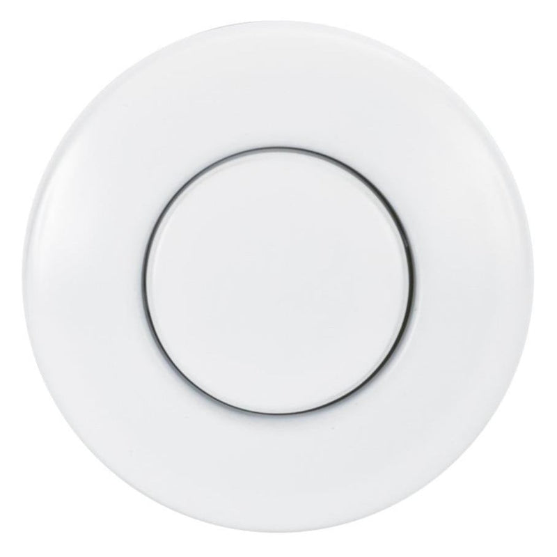 Push Button Garbage Disposal Air Switch, White, Top