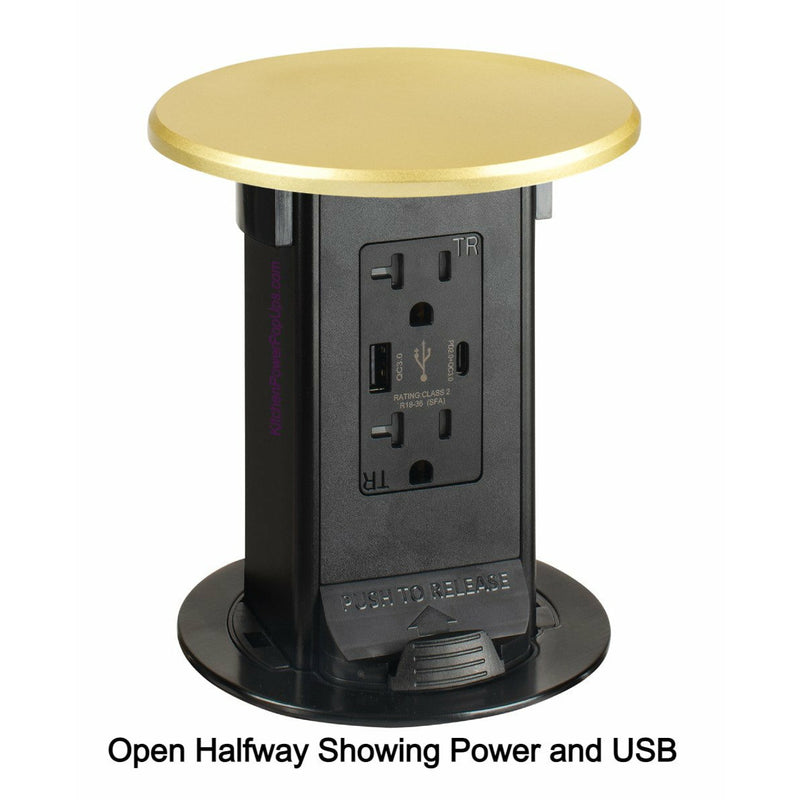 Lew Electric PUR20-RBR-AC-2P-QI-IO Open Halfway