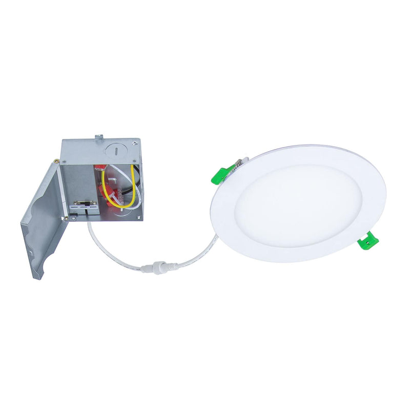 ESL Vision LED 4" Slim Downlight, Light and J-Box