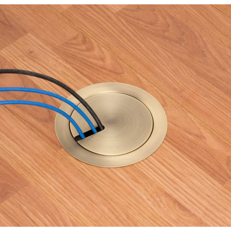 Arlington FLBR5420AB Recessed Floor Box Kit, Bronze In-Use cover