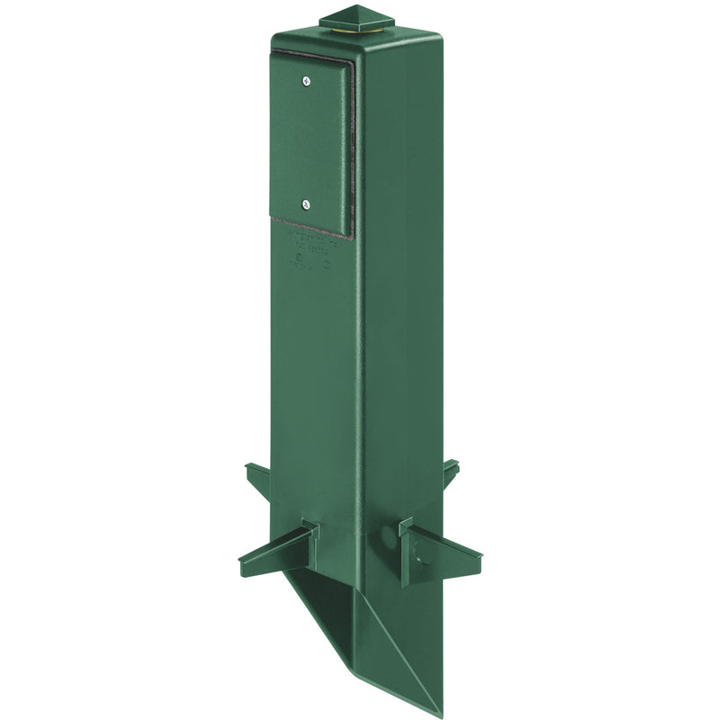 Arlington GP19G Outdoor Garden Post for Lighting and Power, Green