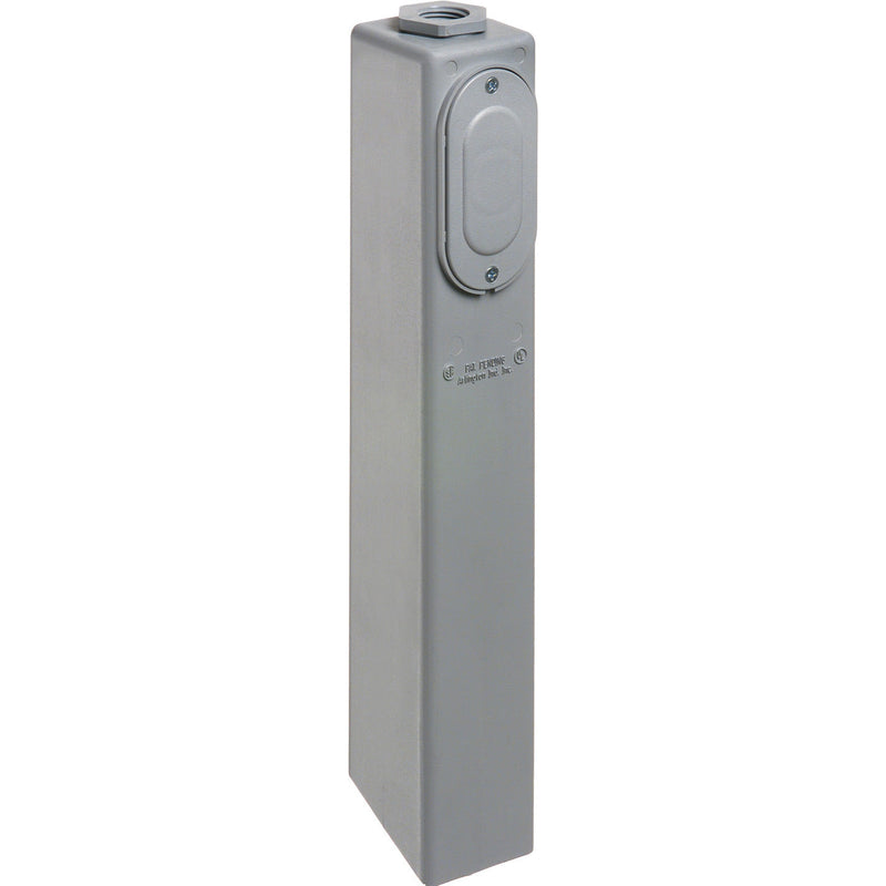 Arlington GPLN15B Outdoor Garden Post for Lighting, 15", Gray