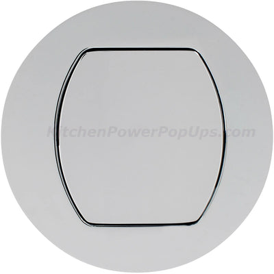 Flush Mount Replacement Cover for RCT Series Boxes - Chrome