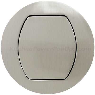Flush Mount Replacement Cover for RCT Series Boxes - Nickel