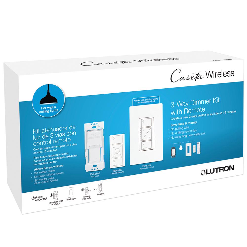 Lutron Pico PJ2-3BRL-WH-L01R Wireless Dimmer