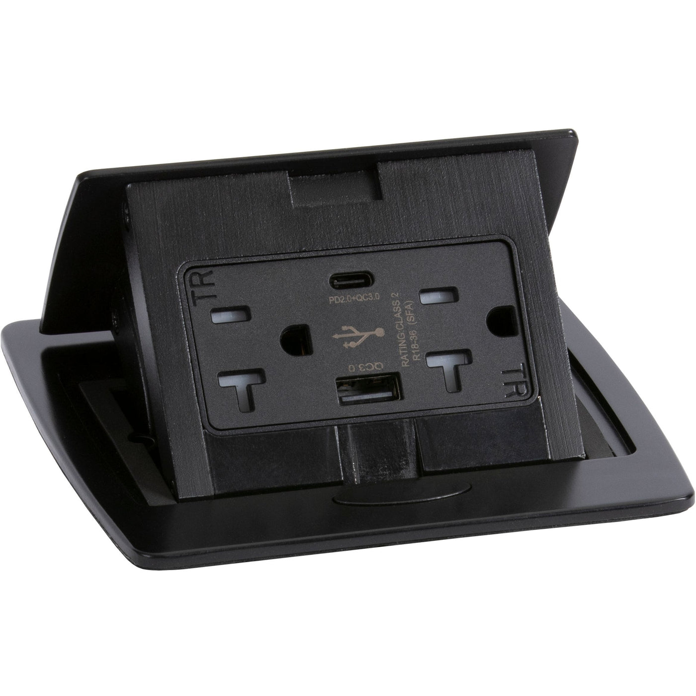 Kitchen Countertop Pop Up Outlet Charging USB A/C Ports, All-Matte ...