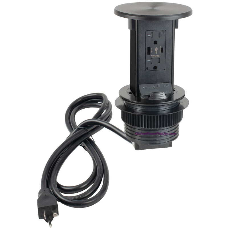 PUR20-RBK-AC-2USB-QI Showing Cord