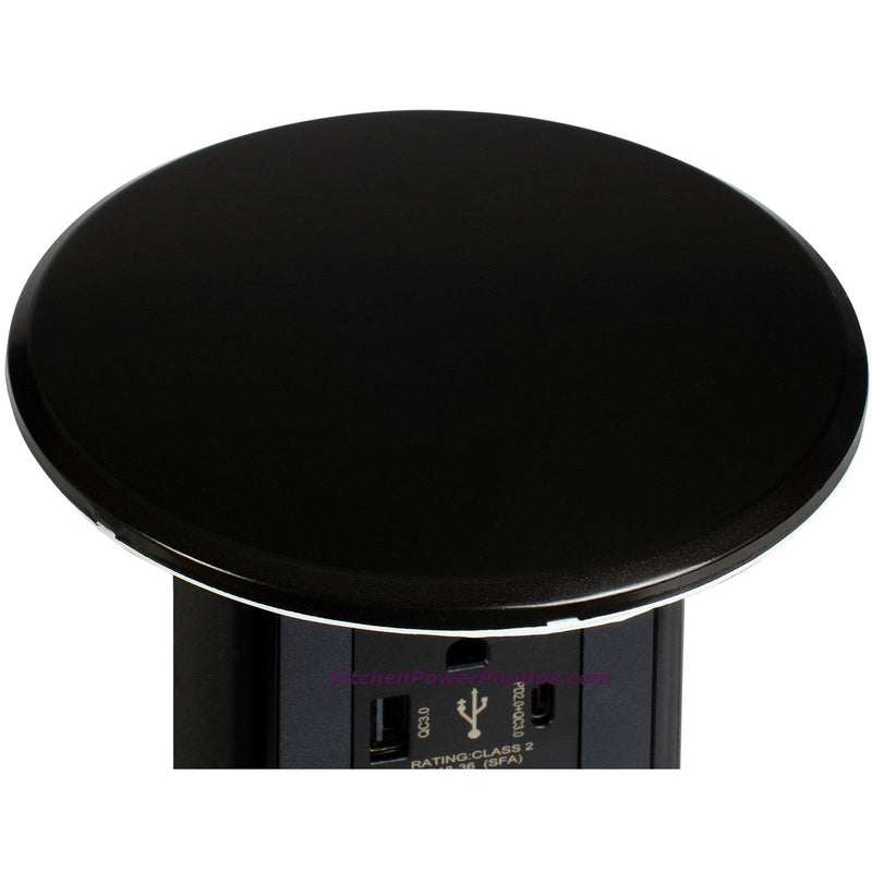 Lew Electric PUR20-DB-AC-USB Showing Dark Bronze Top