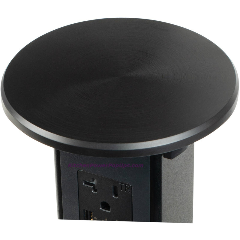 Black plastic wireless charging top