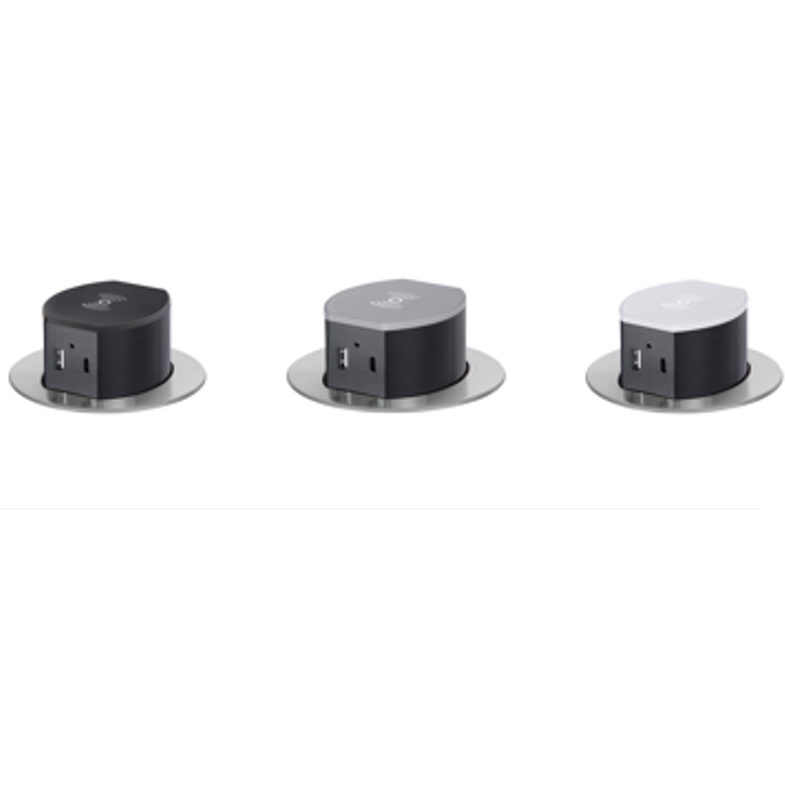 Showing Aluminum with the 3 Different Colored Tops