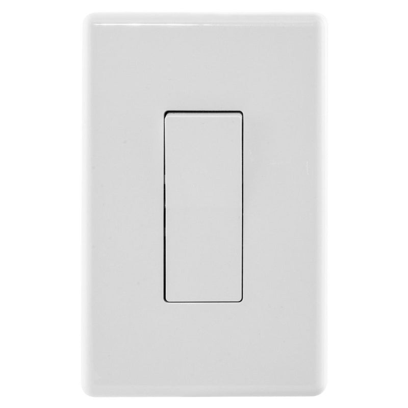 Outdoor Weatherproof Light Switch, Integrated Waterproof Plate, White ...