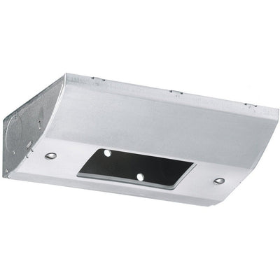 Under Cabinet Low Profile Power Outlet / Light Switch Box, Stainless