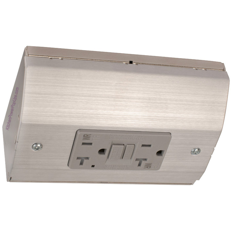 Under Cabinet Power Box with GFI, Stainless