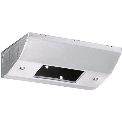 Under Cabinet Low Profile GFCI Power Outlet / Light Switch Box, Stainless