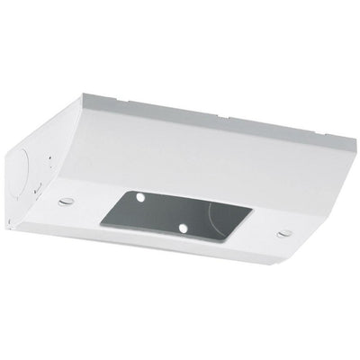 Under Cabinet Low Profile GFCI Power Outlet / Light Switch Box, White