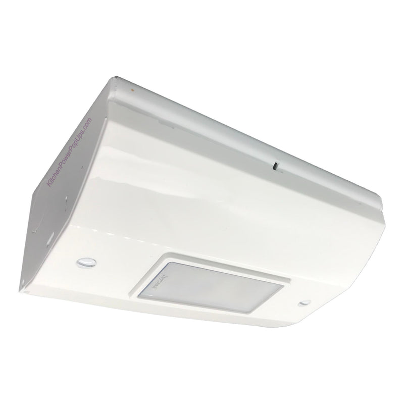 Under Cabinet Low Profile Adjustable Nightlight Box, White