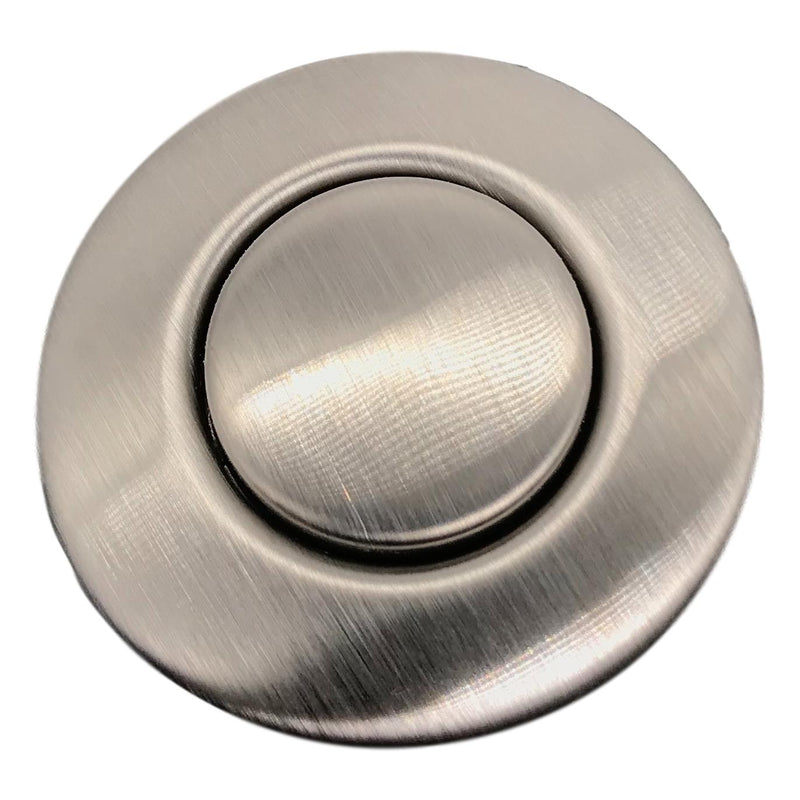 Push Button Air Switch, Stainless Steel, Top View
