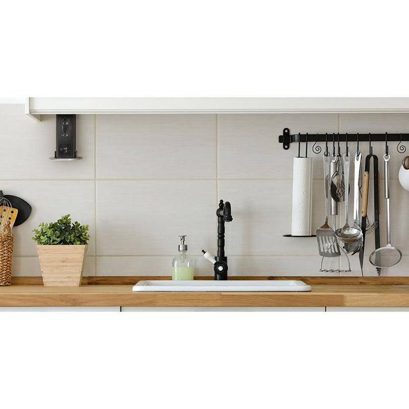 UCPDR-20-SS-USB-GFI Installed in Cabinet