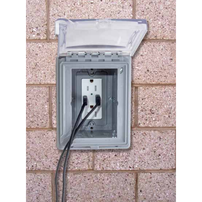 Hubbell USB15AC5WWR USB Outdoor Charging WR Rated Outlet