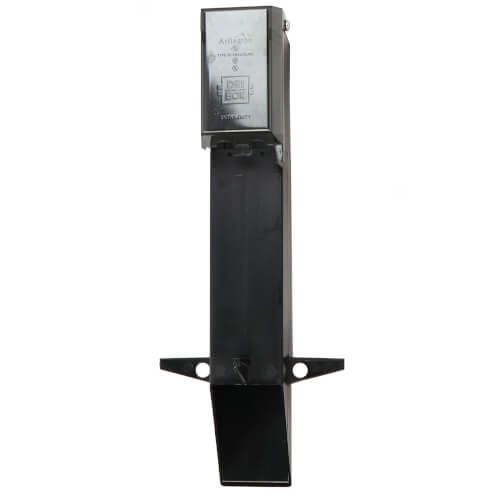 Arlington GPD19B Outdoor Garden Post with Power Enclosure, Black