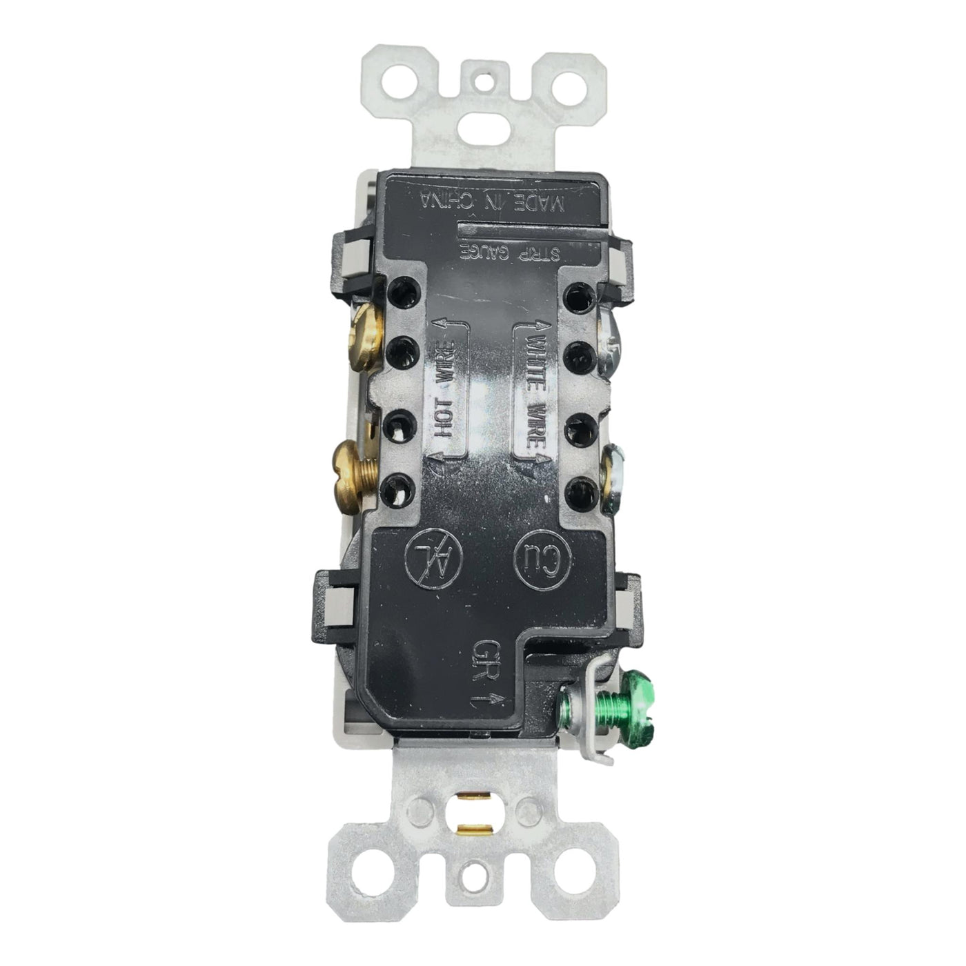 thumbnail image 2 of MICMI 20 Pack Black Decora Duplex Outlets – 20 Amp 125 Volt – With Wall Plates 2 of 5