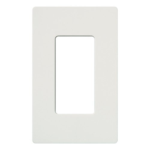 Lutron CW-1-WH Screwless Single Gang White Wall Plate